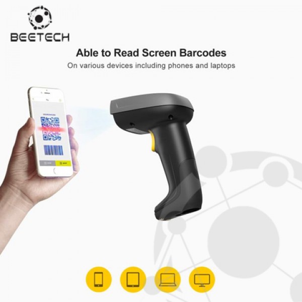 Máy quét mã vạc không dây Inateck BCST-52 2D - Kết nối Wireless Bluetooth