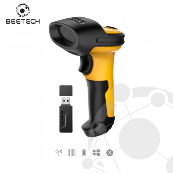 Máy quét mã vạch không dây P6 2.4GHz với phạm vi 60m