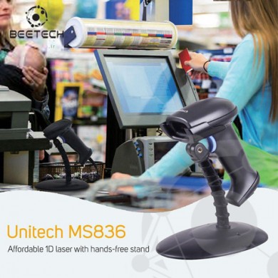 Máy quét mã vạch 1D có dây Unitech – MS836 